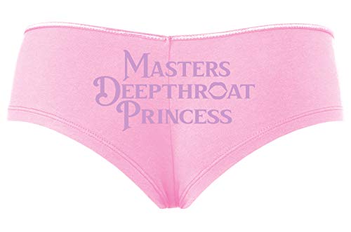 Knaughty Knickers Masters Deepthroat Princess Oral Sex Baby Pink Slutty Panties