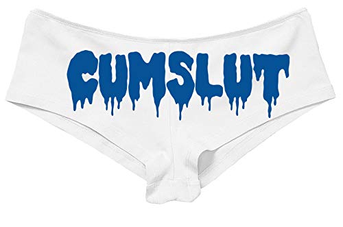 Knaughty Knickers Cumslut Panties Cum Slut hot Sexy BDSM DDLG CGL White Underwear