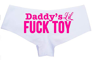 Knaughty Knickers Daddy's Little Lil Fuck Toy Fucktoy DDLG BDSM Owned Boyshort