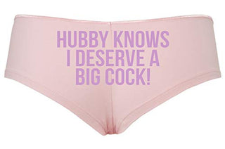 Knaughty Knickers Hubby Knows I Deserve A Big Cock Shared Hot Wife Panties