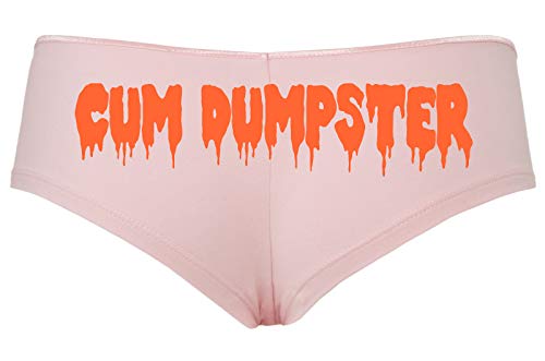 Knaughty Knickers Cum Dumpster Cumdump Pink boyshort Underwear DDLG cumslut slut