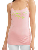 Knaughty Knickers Sweeter Than Honey Cute Oral Flirty Pink Camisole Tank Top