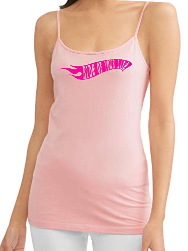 Knaughty Knickers Ride of Your Life Toy Cars Sexy Ass Pink Camisole Tank Top