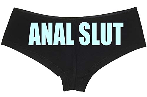 Knaughty Knickers Anal Slut Boyshort underwear sexy flirty panties rude panties