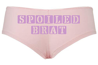 Knaughty Knickers Daddy's Spoiled Brat Pink Boy Short Panties DDLG CGLG Kitten