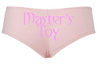 Knaughty Knickers Masters Toy for Owned BDSM Sub Slut DDLG Sexy Boyshort