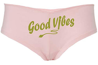 Knaughty Knickers Good Vibes Magic Wand Vibrator Sexy Boyshort Cute Flirty