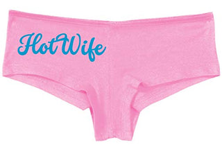 Knaughty Knickers HotWife Life Shared Lifestyle Hot Wife Pink Boyshort Panties