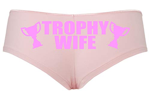 Knaughty Knickers Trophy Wife Panty Game Shower Gift Hotwife Sexy Pink Boyshort