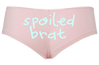 Knaughty Knickers Spoiled Brat DDLG Sexy Boyshort Panties for Little Sub