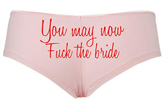 Knaughty Knickers You May Now Fuck The Bride Honeymoon Bridal Sexy Panties