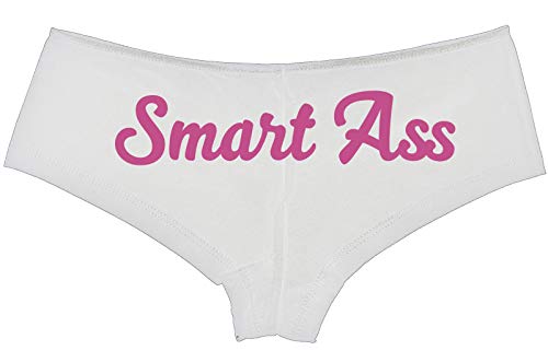 Knaughty Knickers Smart Ass Spoiled Brat Kitten DDLG Slutty White Boyshort