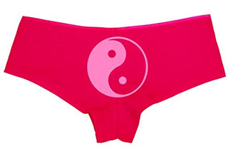 Knaughty Knickers Women's Ying Yang Booty Sexy Boyshort