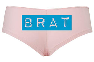 Knaughty Knickers BRAT daddys little slut DDLG CGLG sexy Pink boyshort Underwear