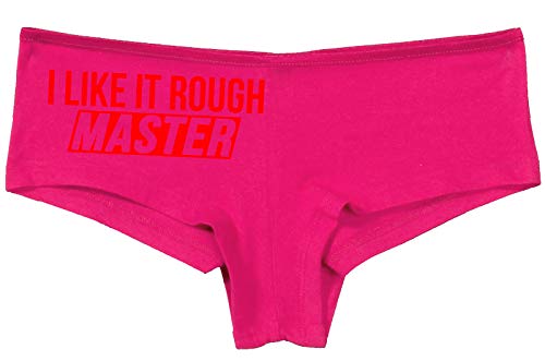 Knaughty Knickers I Like It Rough Master Give To Me Hard Hot Pink Underwear