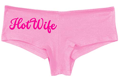 Knaughty Knickers HotWife Life Shared Lifestyle Hot Wife Pink Boyshort Panties