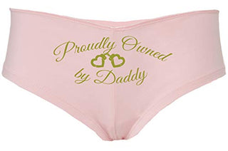 Knaughty Knickers BDSM DDLG Proudly Owned by Daddy Boyshort for Baby Girl Princess