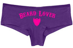 Knaughty Knickers Beard Lover For The Man In Your Life Slutty Purple Panties