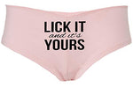 Knaughty Knickers Lick It and Its Your Funny Oral Sex Underwear eat me