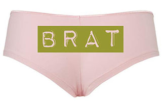 Knaughty Knickers BRAT daddys little slut DDLG CGLG sexy Pink boyshort Underwear