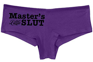 Knaughty Knickers Masters Little Slut BDSM DDLG Princess Slutty Purple Panties