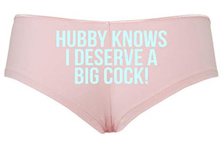 Knaughty Knickers Hubby Knows I Deserve A Big Cock Shared Hot Wife Panties