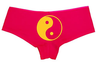 Knaughty Knickers Women's Ying Yang Booty Sexy Boyshort