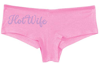 Knaughty Knickers HotWife Life Shared Lifestyle Hot Wife Pink Boyshort Panties