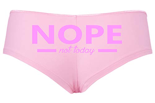 Knaughty Knickers Nope Not Today No Sex Cuck Hubby Baby Pink