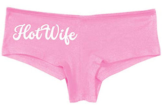 Knaughty Knickers HotWife Life Shared Lifestyle Hot Wife Pink Boyshort Panties