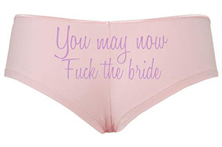 Knaughty Knickers You May Now Fuck The Bride Honeymoon Bridal Sexy Panties