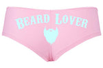 Knaughty Knickers Beard Lover For The Man In Your Life Baby Pink Slutty Panties