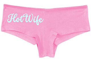 Knaughty Knickers HotWife Life Shared Lifestyle Hot Wife Pink Boyshort Panties