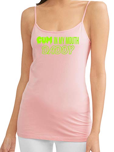 Knaughty Knickers Cum In My Mouth Daddy Oral Blow Job Pink Camisole Tank Top