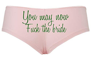 Knaughty Knickers You May Now Fuck The Bride Honeymoon Bridal Sexy Panties