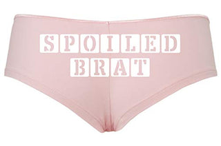 Knaughty Knickers Daddy's Spoiled Brat Pink Boy Short Panties DDLG CGLG Kitten