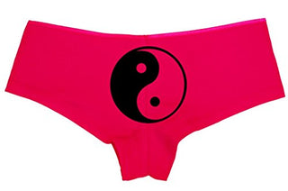 Knaughty Knickers Women's Ying Yang Booty Sexy Boyshort