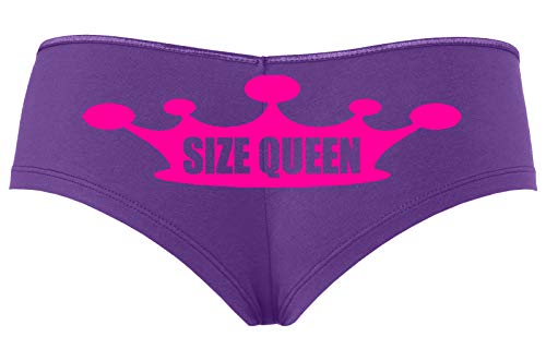 Knaughty Knickers Size Queen Of Spades Love Bbc Sexy Purple Boyshort P Cat House Riot 9518