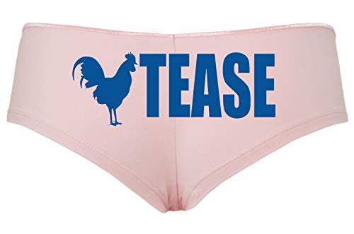 Knaughty Knickers Cock Rooster Tease Hotwife Slut Pink Sexy Boyshort Underwear