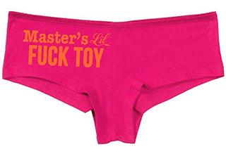 Knaughty Knickers Masters Little Fuck Toy Piece Of Ass Hot Pink Underwear