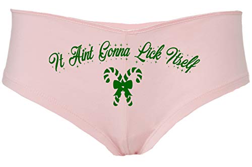 Knaughty Knickers Christmas Funny Panties Aint isn't Gonna Lick Itself Candy