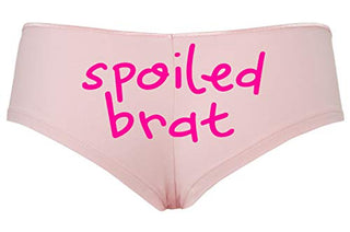 Knaughty Knickers Spoiled Brat DDLG Sexy Boyshort Panties for Little Sub