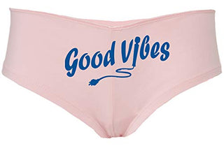 Knaughty Knickers Good Vibes Magic Wand Vibrator Sexy Boyshort Cute Flirty