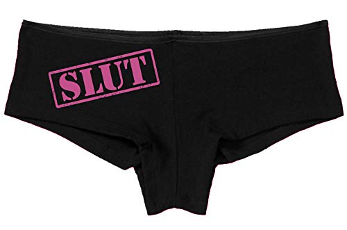 Knaughty Knickers Whore Boyshort Underwear Slut Panties BDSM Owned