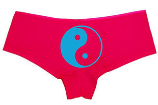 Knaughty Knickers Women's Ying Yang Booty Sexy Boyshort