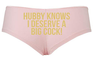 Knaughty Knickers Hubby Knows I Deserve A Big Cock Shared Hot Wife Panties