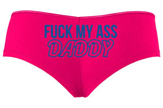 Knaughty Knickers Fuck My Ass Daddy Anal Sex Submissive Hot Pink Slutty Panties