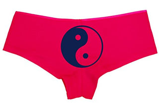 Knaughty Knickers Women's Ying Yang Booty Sexy Boyshort