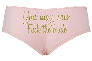 Knaughty Knickers You May Now Fuck The Bride Honeymoon Bridal Sexy Panties