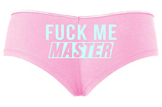 Knaughty Knickers Fuck Me Master Give It To Me Please Baby Pink Slutty Panties